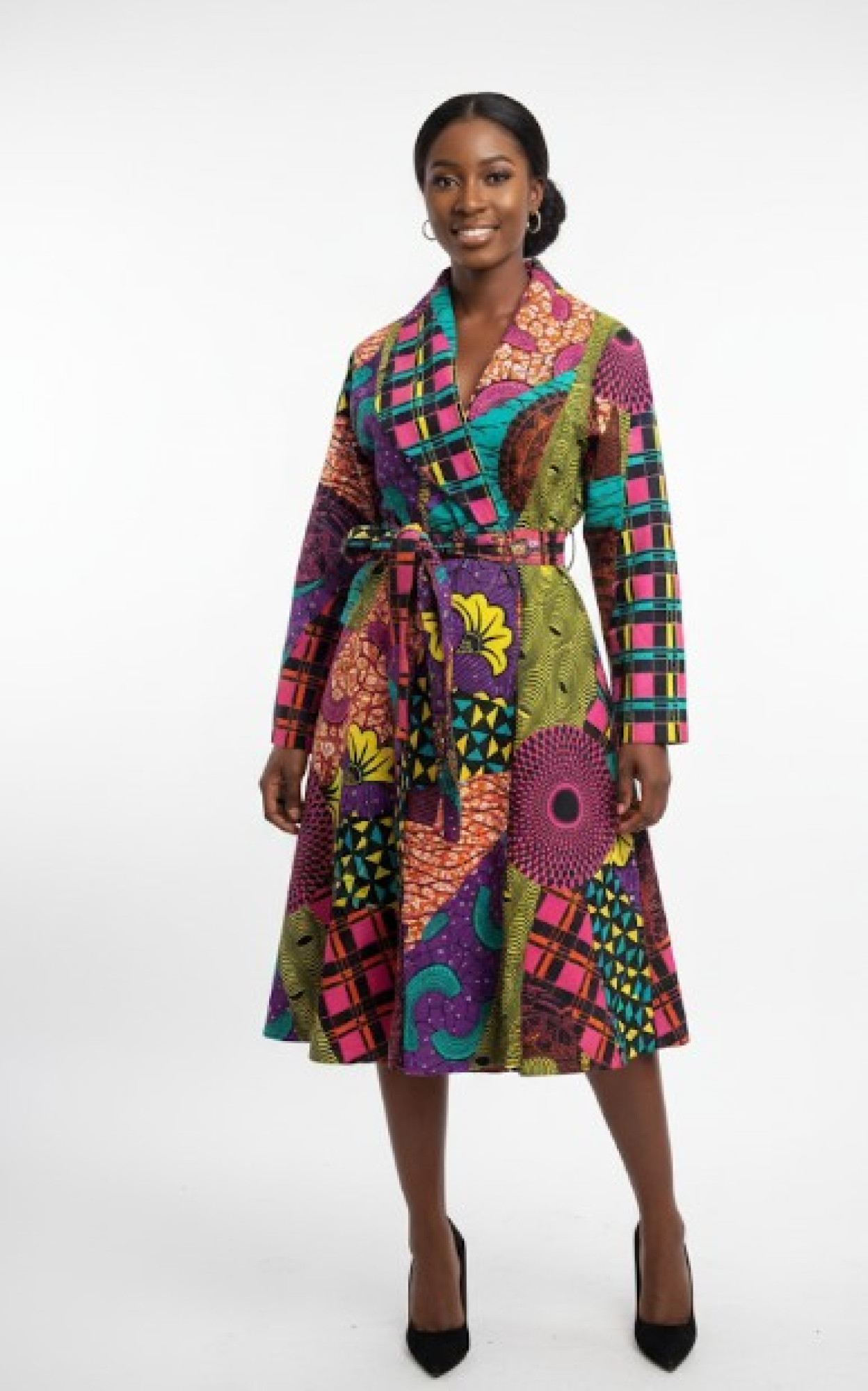  Patchwork Ankara Dress