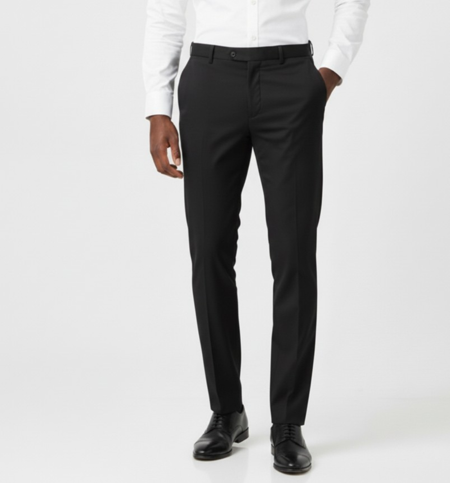Modern Slim-Fit Dress Trousers