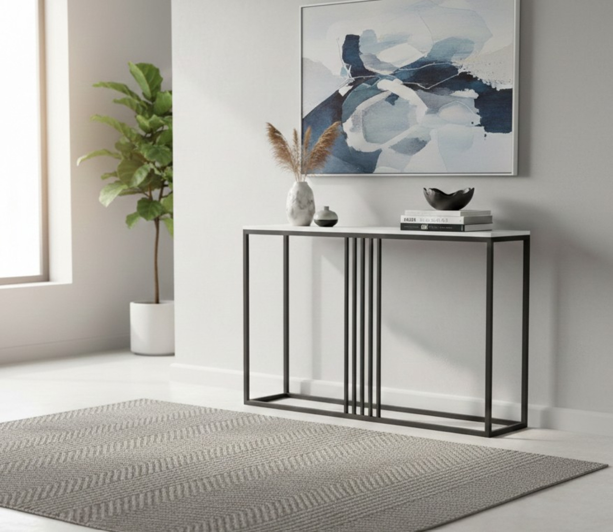 LuxeLine Minimalist Console Table