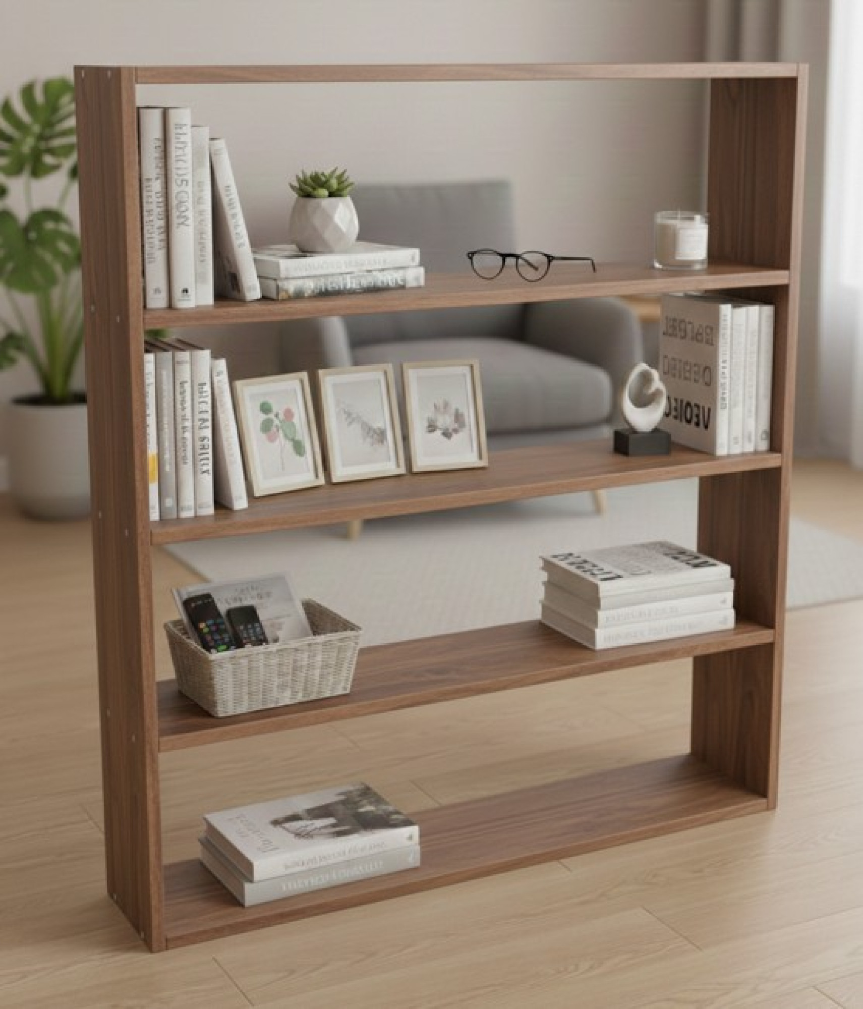 Aether Open-Back Room Divider & Bookshelf